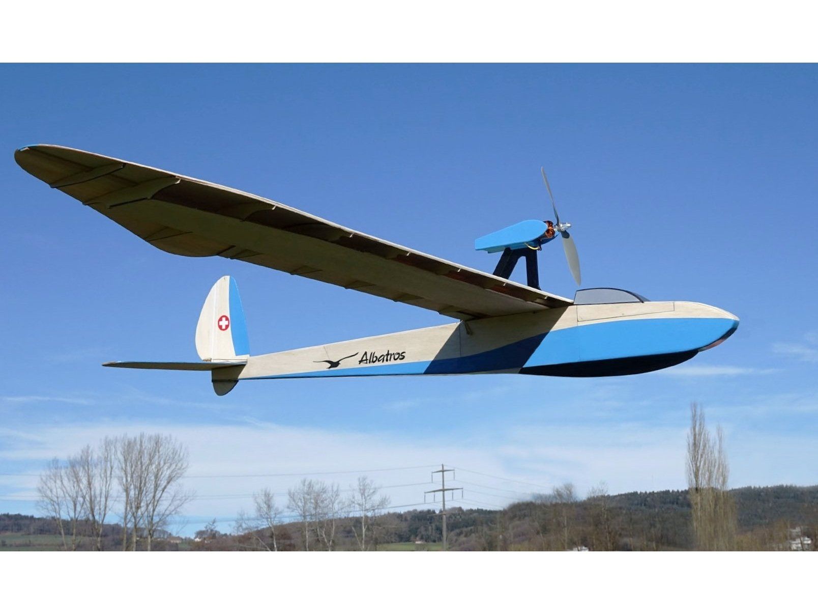 Modellismo RC: Aerobel Albatros, Spw 2000mm - KIT-Bausatz – Nuovo e nell'imballaggio originale da Entlebuch venduto da Hebu 3