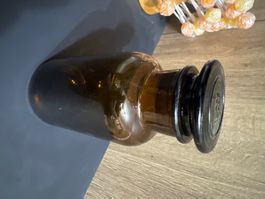 Ancienne bouteille pharmacie brune 500 ml