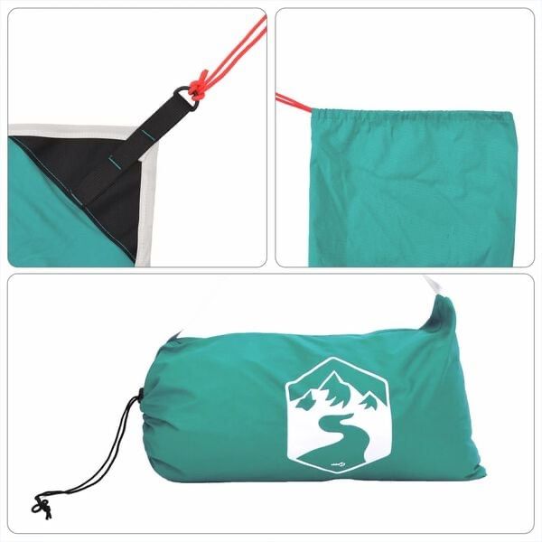 Ombrelloni: Auvent de plage avec ancres de sable vert 214x236 cm  – Nuovo e nell'imballaggio originale da Palézieux venduto da bantouklan1 6
