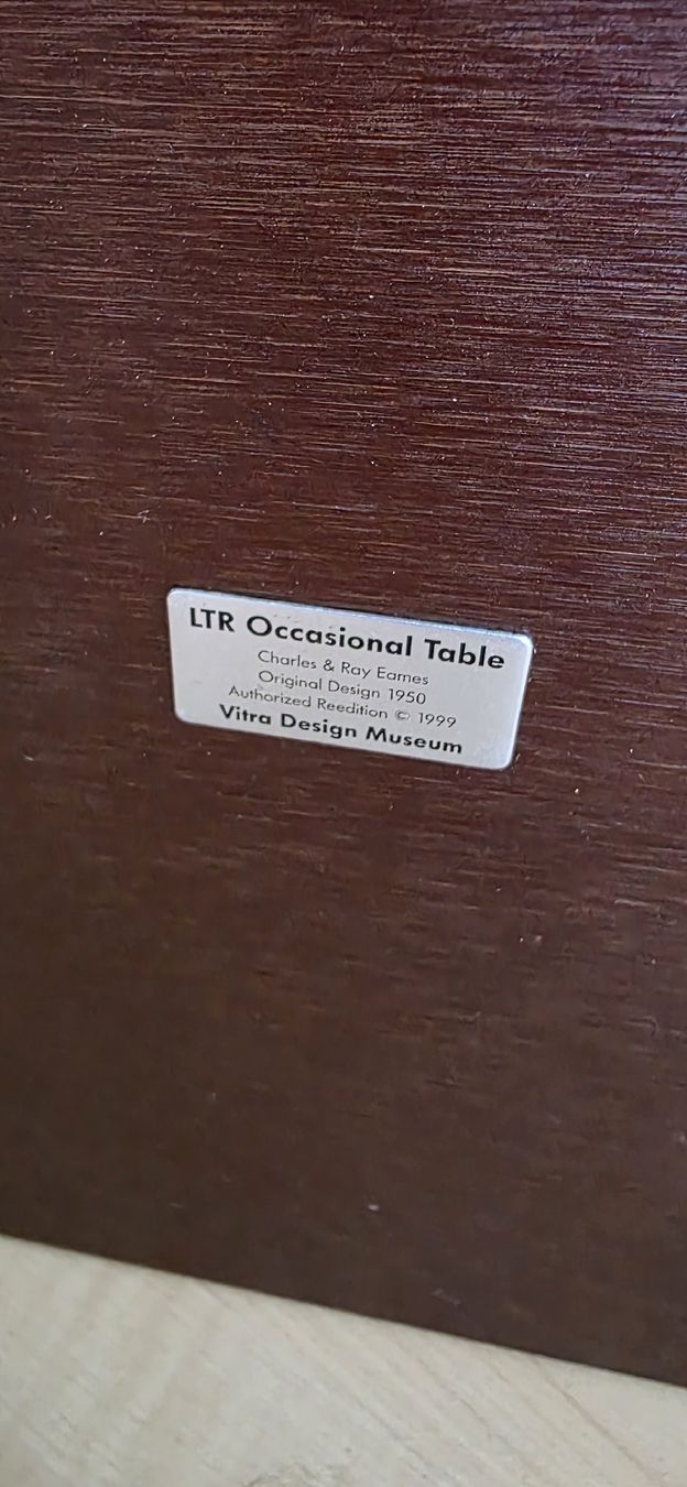 Tavoli: Vitra LTR Occasional Table, Charles & Ray Eames 1950, schwar – Usato da Basel venduto da Reto114 3