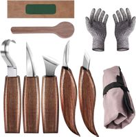 Löffel Schnitzset Holz DIY Bastelset Geschenk für Erwachsene