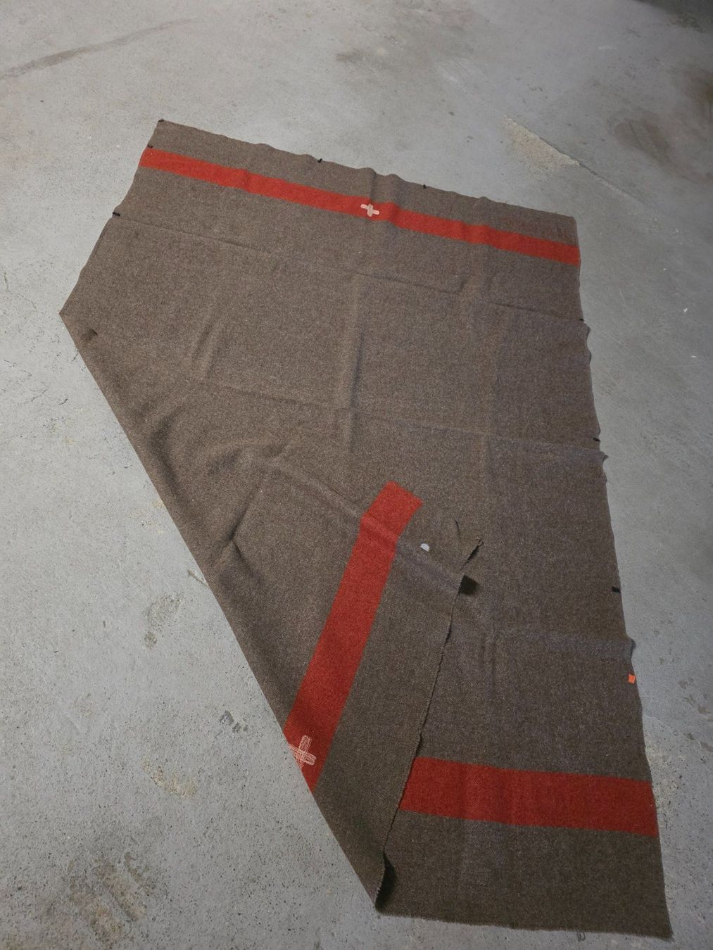 Schweizer Armee Coperte: Schweizer Militär Armee Wolldecke TW 1914 – Usato da Walterswil BE venduto da Lonitti 8