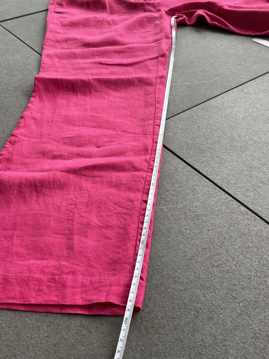 Pantaloni: Pinke Leinenhose Gr. 44, Madison – Usato da Bronschhofen venduto da Sommernacht03 5