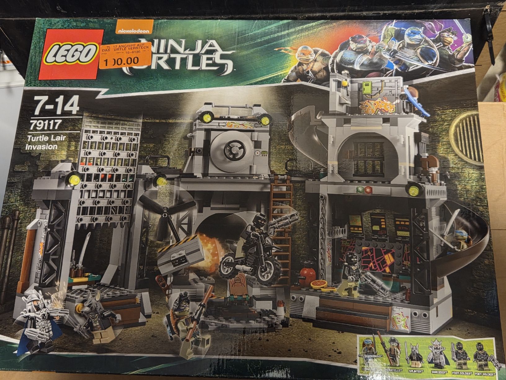 Lego Kit di costruzioni: LEGO Ninja Turtles 79117 Turtle Lair Invasion – Nuovo e nell'imballaggio originale da Dürrenäsch venduto da JFAS