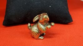 Goldiger Vintage Messing Hase, Sammlerstück, Top Zustand!