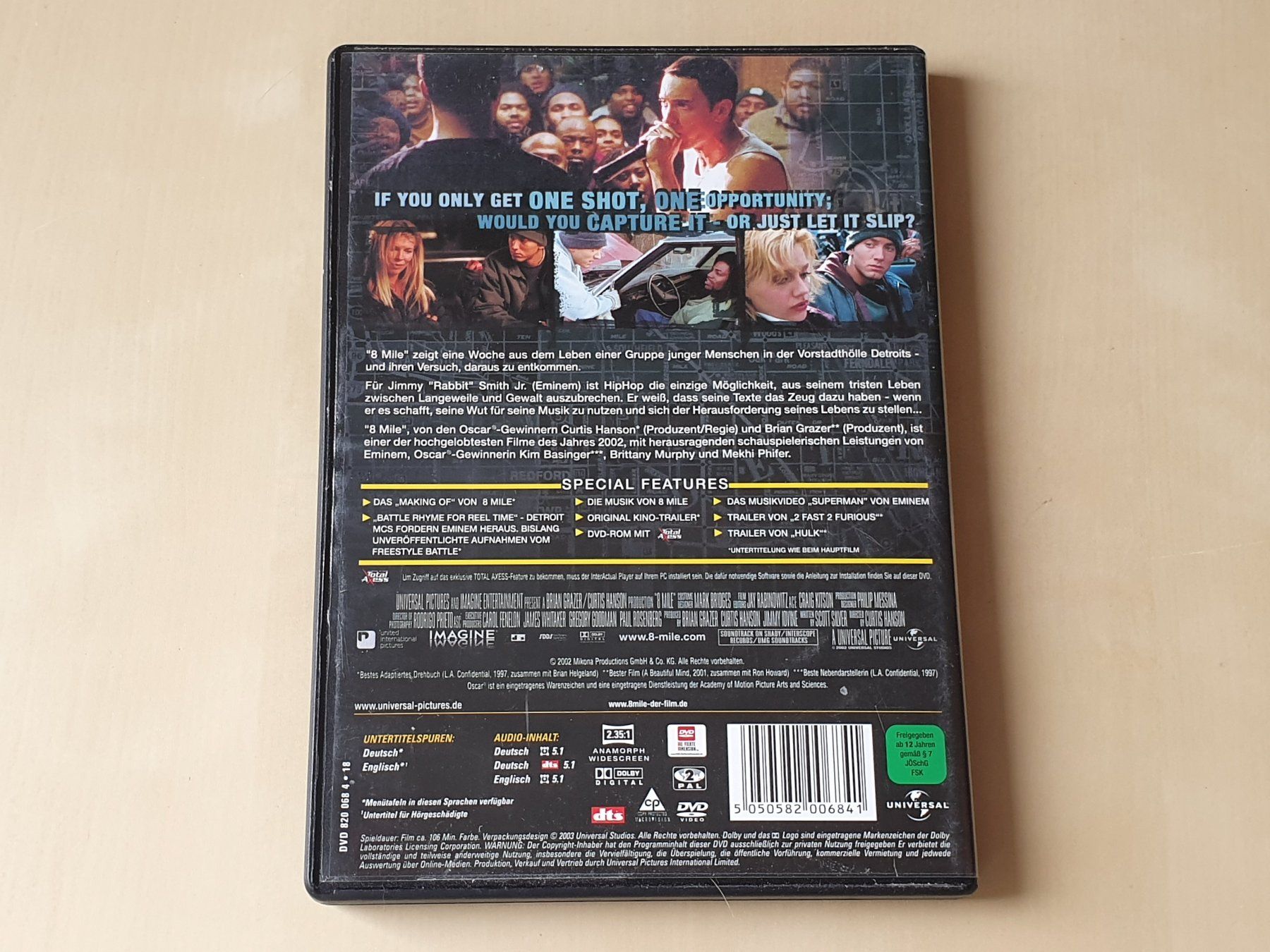 Tous les DVDs: 8 Mile – D'occasion à Stansstad par collectorsshop 1