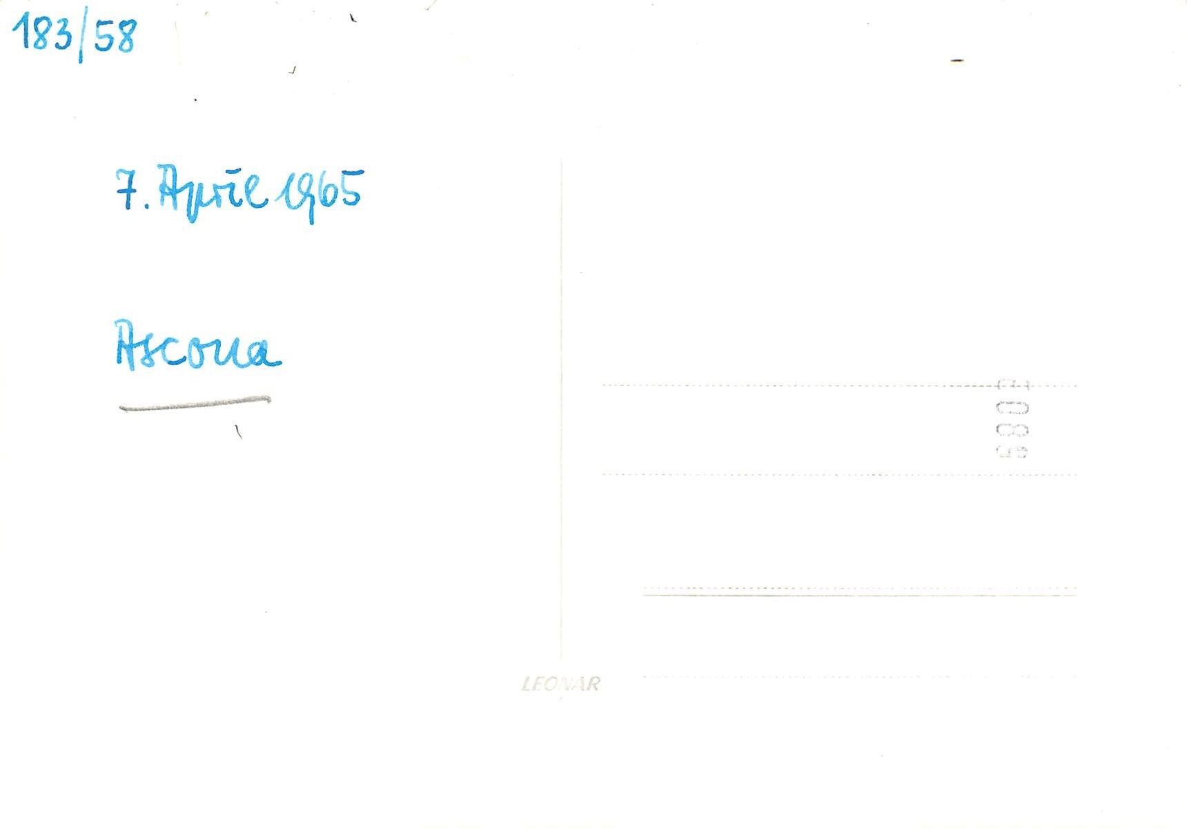 Cartoline postali: Ascona TI G – Usato da Biasca venduto da Blenio71 1