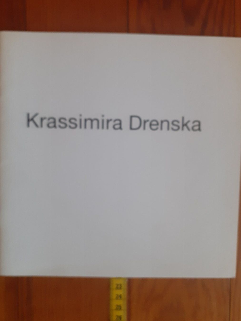 Libri: Kassimira Drenska  Kunstkatalog   1991 – Usato da Basel venduto da Luge 1