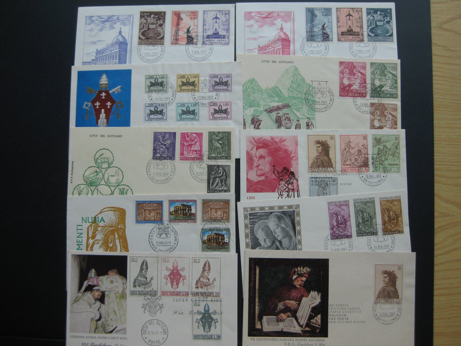 Alle Briefmarken: Vatikan, Diverse Briefe + Marken – Gebraucht aus Boppelsen von Boppli44