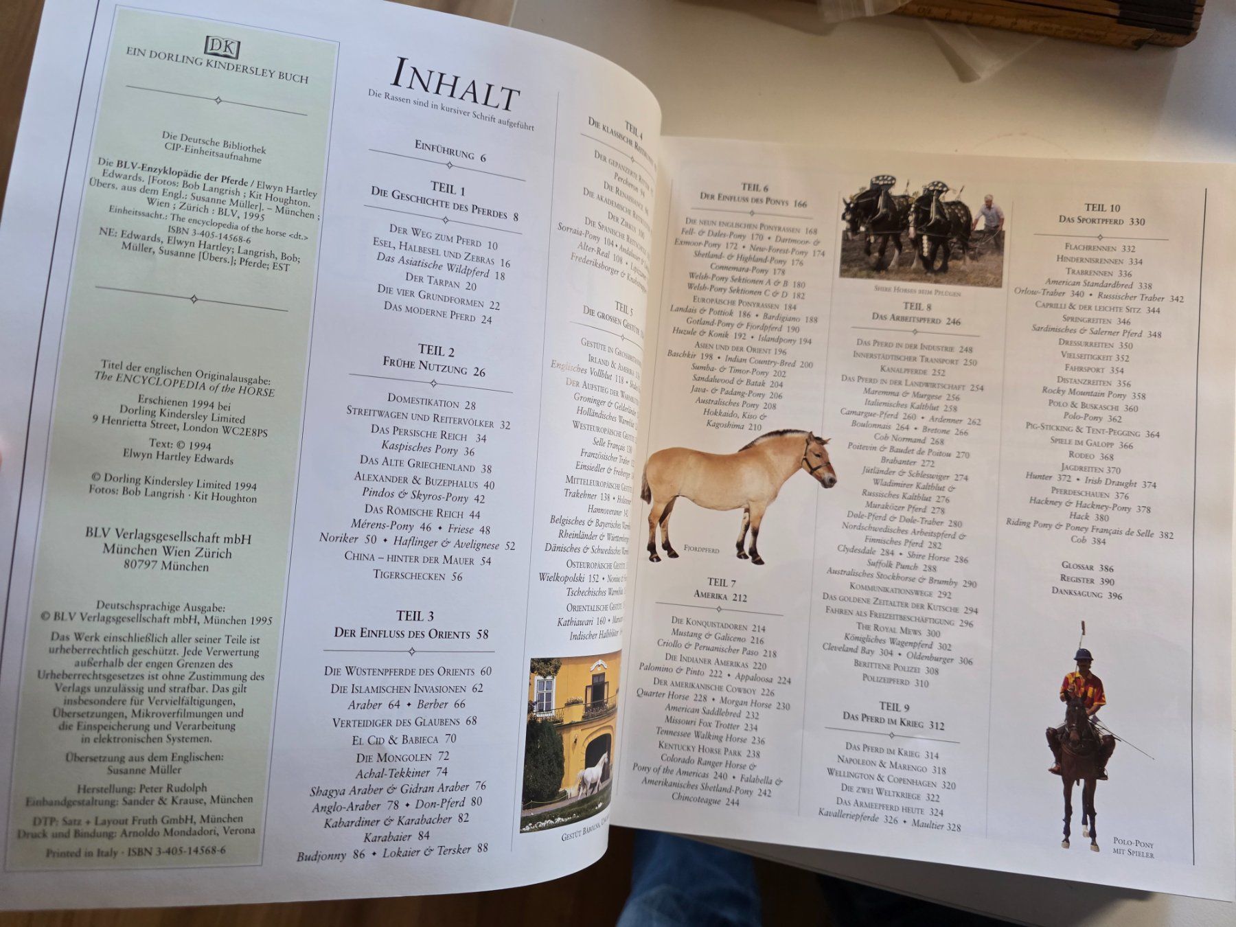 Bücher: die BLV Enzyklopädie der Pferde - 1995 – Gebraucht aus Walterswil BE von Lonitti 2