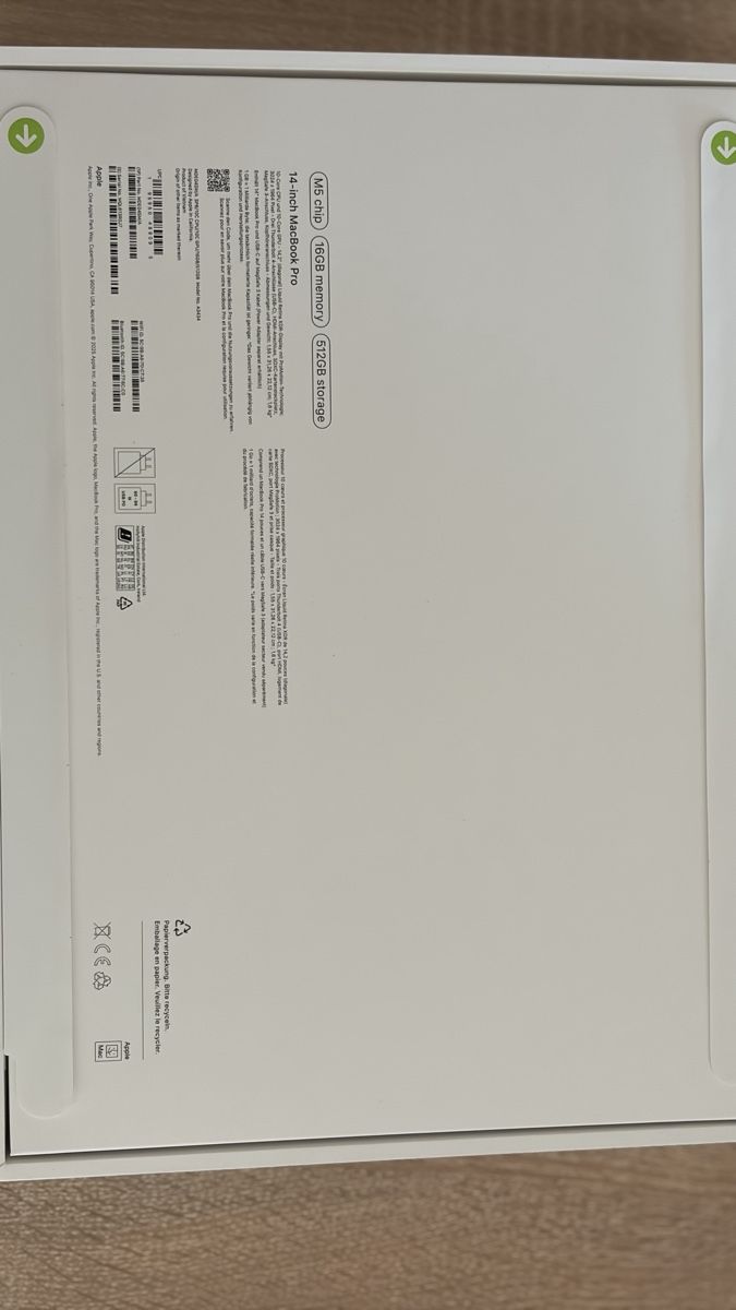 Apple Portables: Apple MacBook Pro M5 - 512Gb SSD - 16Gb Ram – Neuf (Voir description) à Basel par joa_9wrz 2