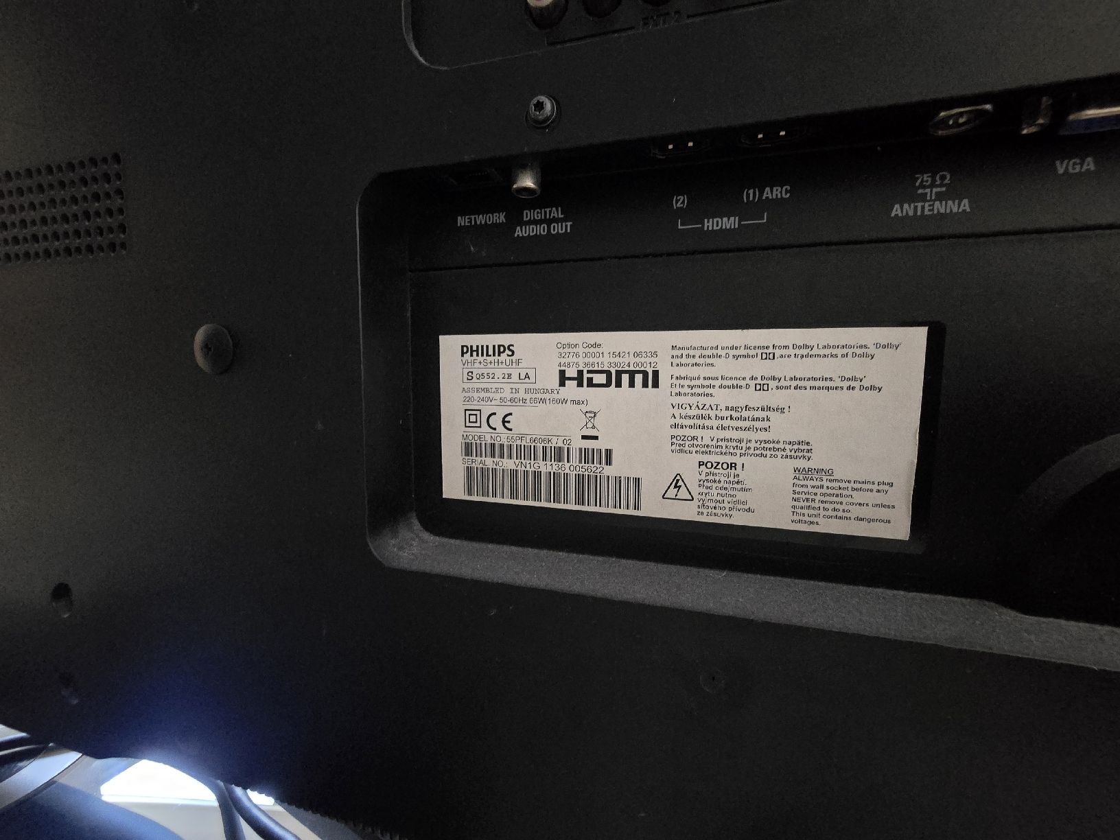 Fernseher: Philips TV 55Zoll – Gebraucht aus Niederbipp von Em.Ai 1