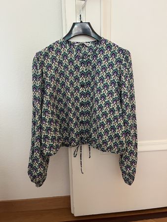 Zara cropped Blusentop, Gr. L