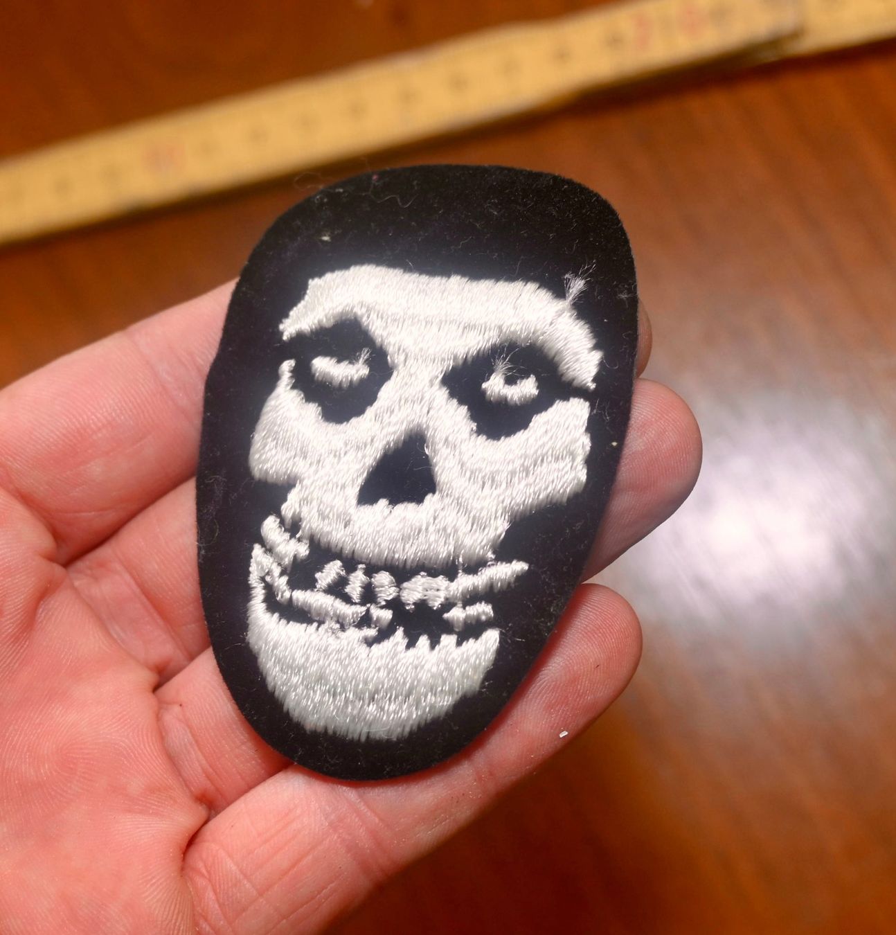 Dischi in vinile: VINTAGE Misfits Crimson Ghost Skull Patch / Badge – Usato da Pfaffhausen venduto da mono_rec 8