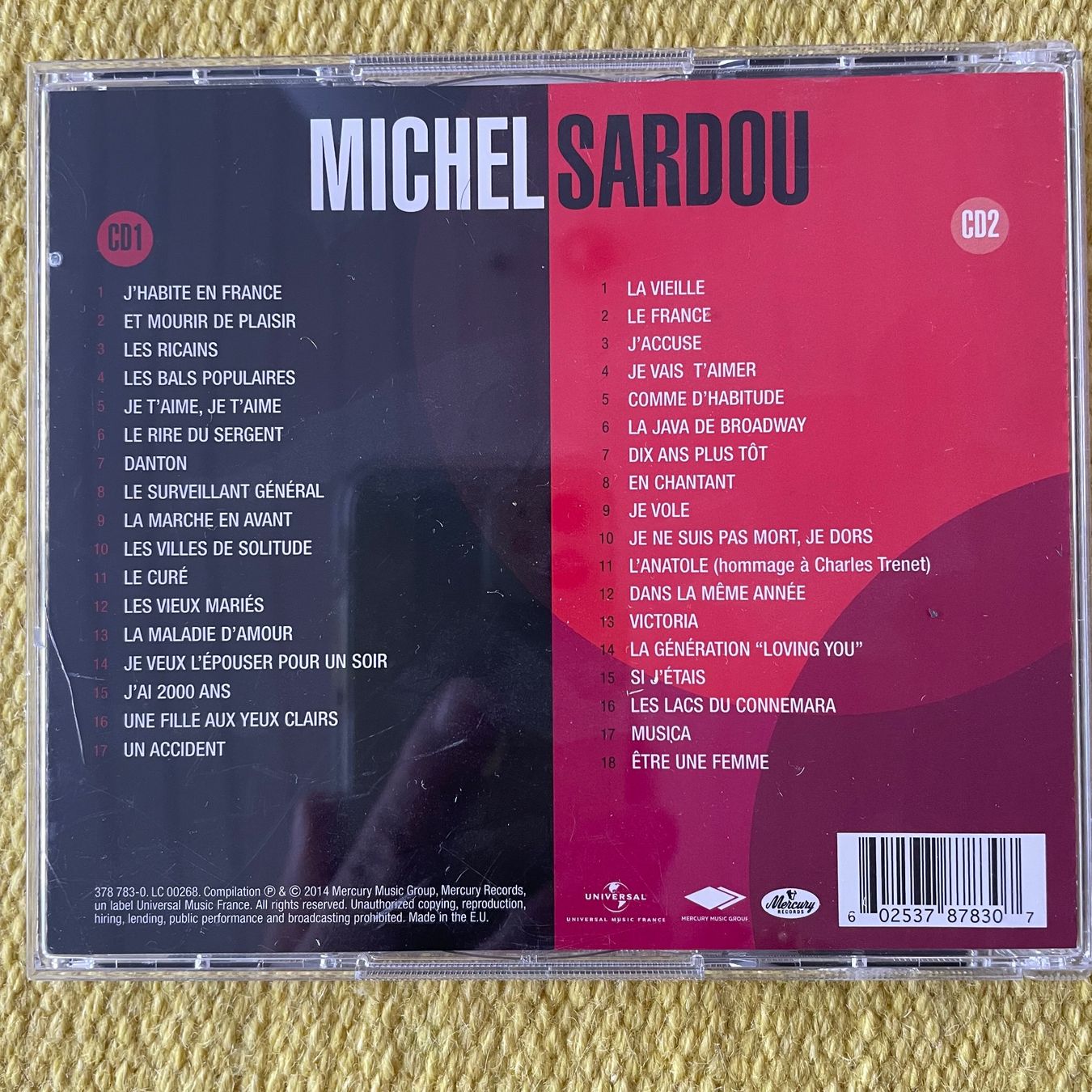 CD: MICHEL SARDOU-2CD NOSTALGIE – Usato da Rorschacherberg venduto da CD-Roli 1