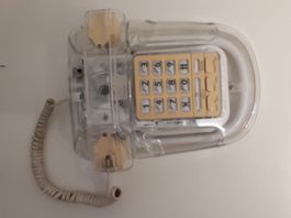 Neon Telefon - Transparent - ein Hingucker!