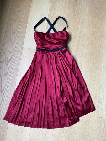 ICEBERG Seidenkleid Gr. 40 XS, rot, elegant