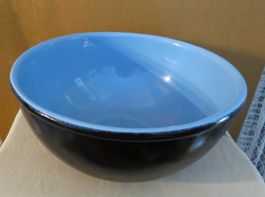 Vintage-Schale in Schwarz und Blau