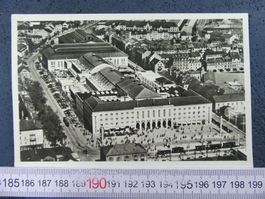KLEIN-BASEL OFFIZIELLE POSTKARTE MUSTERMESSE LUFTBILD