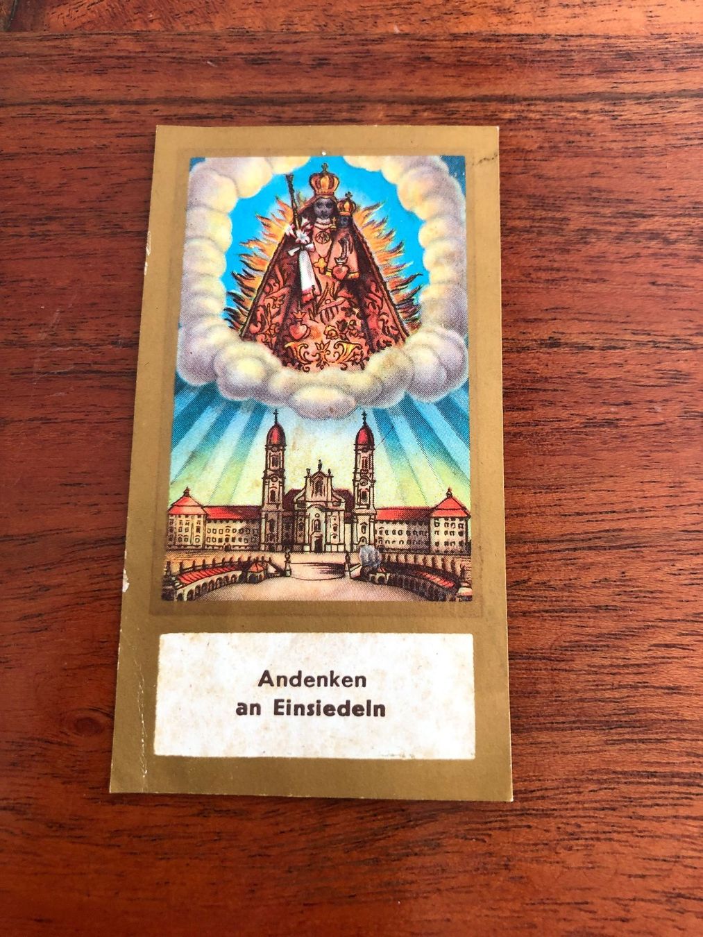Foto & Immagini: Andenken Einsiedeln Muttersegen Heiligenbild Kloster Kirc... – Usato da Schübelbach venduto da Dolly990_2