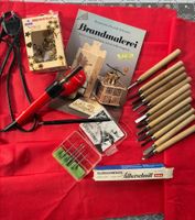 Grosses Kreativ- & Bastel-Set: Brandmalerei, Holzschnitzen &