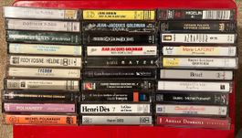 Lot de cassettes audio bon état