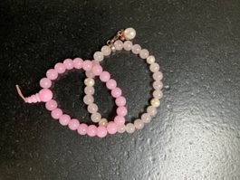 2 bracelets perles