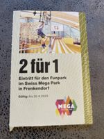 Mega Park Gutschein 2 für 1 Eintritt in Frenkendorf
