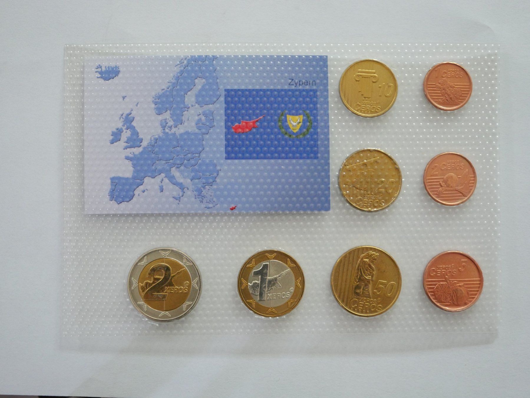 Tutti le monete: Euro Probe Zypern 2006 ***TOP*** – Nuovo e nell'imballaggio originale da Kreuzlingen venduto da Samson01 1
