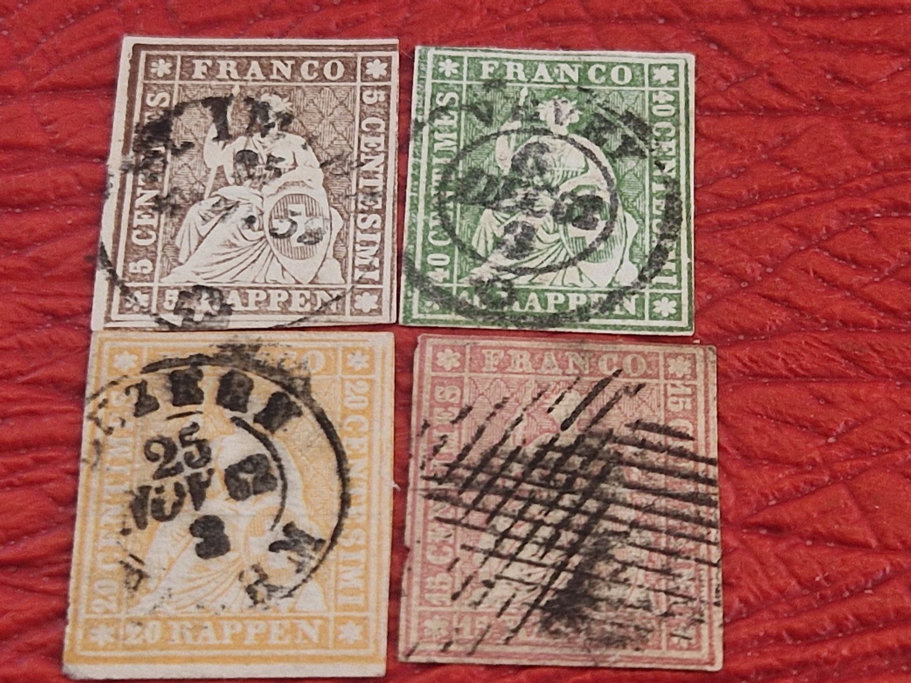 Tutti i francobolli: Strubel 4 St., nicht bestimmt, ab 1.- – Usato da Burgdorf venduto da Glossy01