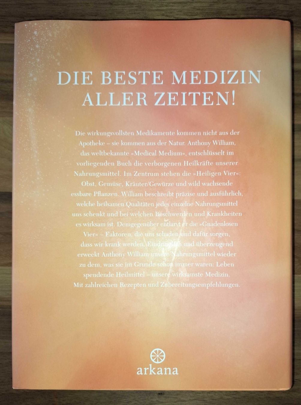 Libri: Anthony William: Medical Food – Usato da Luzern venduto da gbr_8btl 2