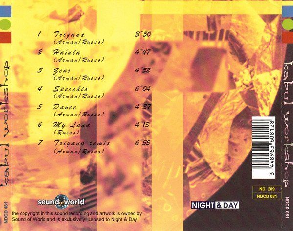 CD: CD Kabul Workshop - Trigana (2000) – Usato da Möriken AG venduto da mineralia 1