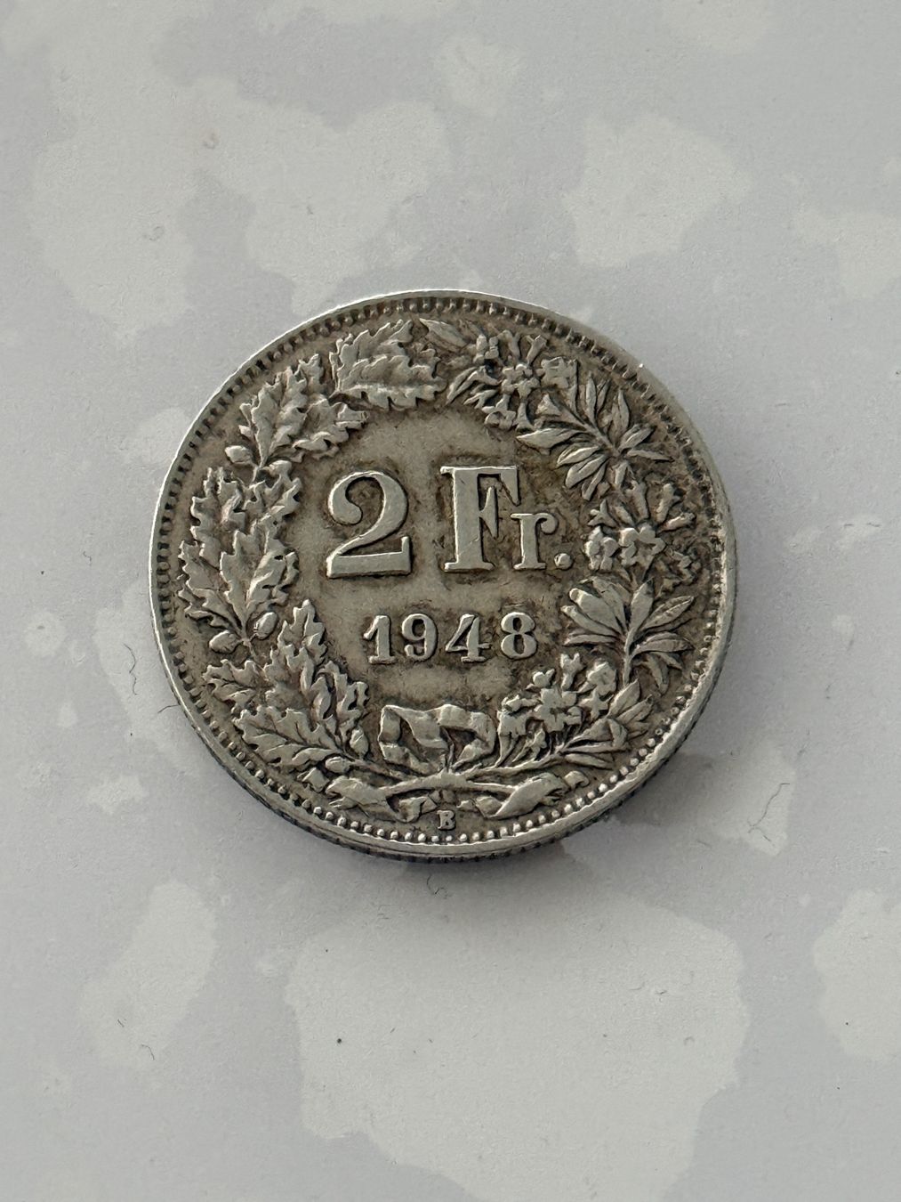 Toutes les monnaies: 2 Franken 1948  Rar – D'occasion à Wallisellen par SWISS_SILVER1 1