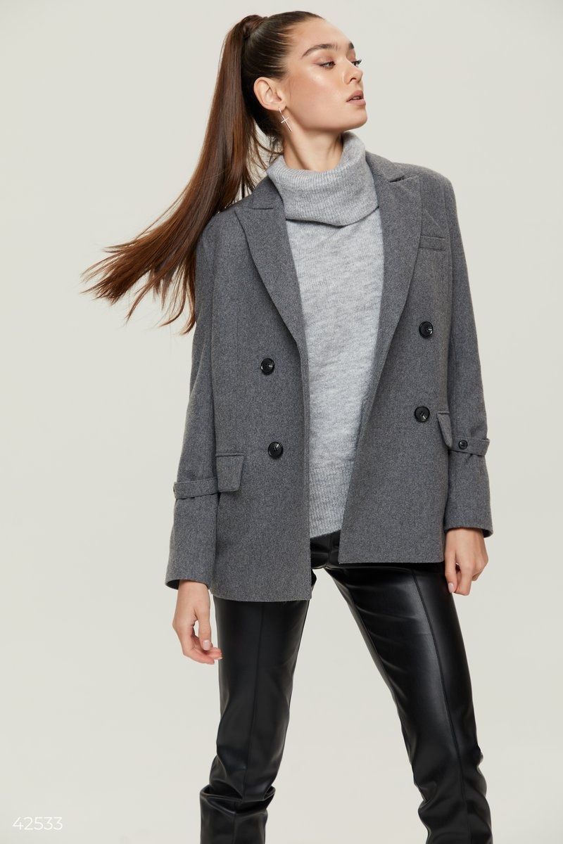 Giacche: Grey Wool Jacket Size: S NEW – Nuovo e nell'imballaggio originale da Zürich venduto da Ms.Me-Fashion 7