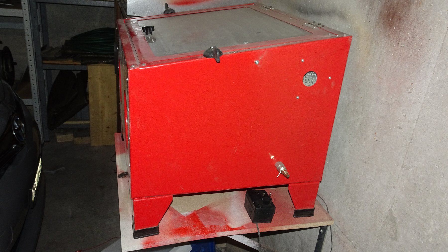 Toutes les machines: Sandstrahlkabine 90 Liter mit Sand – D'occasion à Wetzikon ZH par Hlukas 2