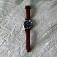 Timberland Uhr Herren  blaues Zifferblatt  Leder