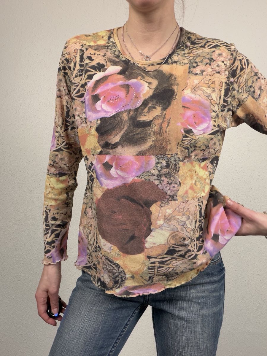Top: Rabe Floral Long Sleeve Top – Usato da Knonau venduto da Grapesvintage 2