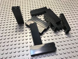 Lego 10x Stein (2454) 1x2x5 schwarz