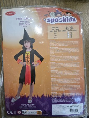 Hexenkostüm Goodmark Spockidz Grösse 110 neu in OVP