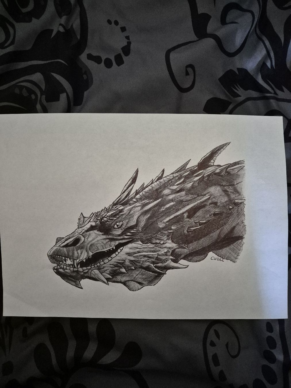 Dipinti: Smaug - Dessin au stylo bile – Nuovo (secondo la descrizione) da Fleurier venduto da cin_7qkd