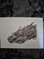 Smaug - Dessin au stylo bile