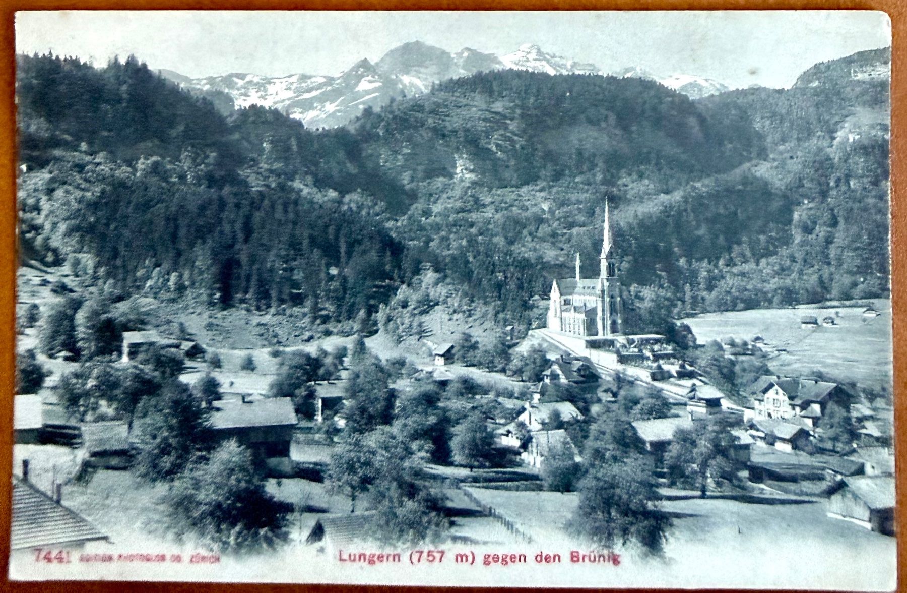 Cartoline postali: AK: Lungern - gegen den Brünig – Usato da Lutry venduto da Ediego