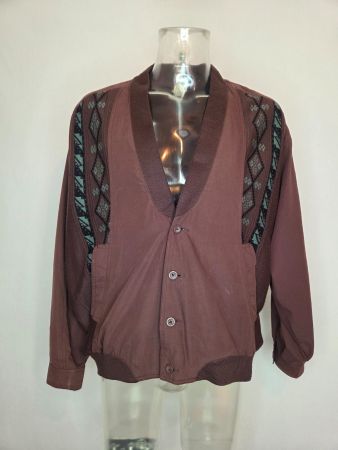 Vintage Bomberjacke Jacquard - L/XL