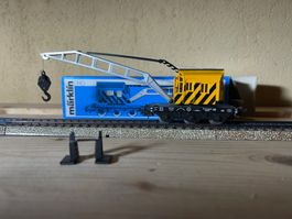 Märklin 4671 H0 Kranwagen DB Ardelt mit Abstützung, OVP