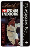 Swiss Indoors der Telecom Basel - seltene Sponsoren Taxcard