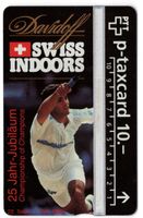 Swiss Indoors der Telecom Basel - seltene Sponsoren Taxcard