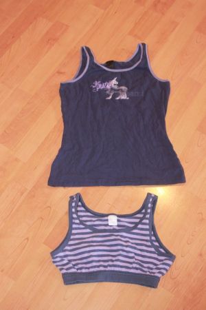 Unterhemd Bustier 164 Schiesser Einhorn