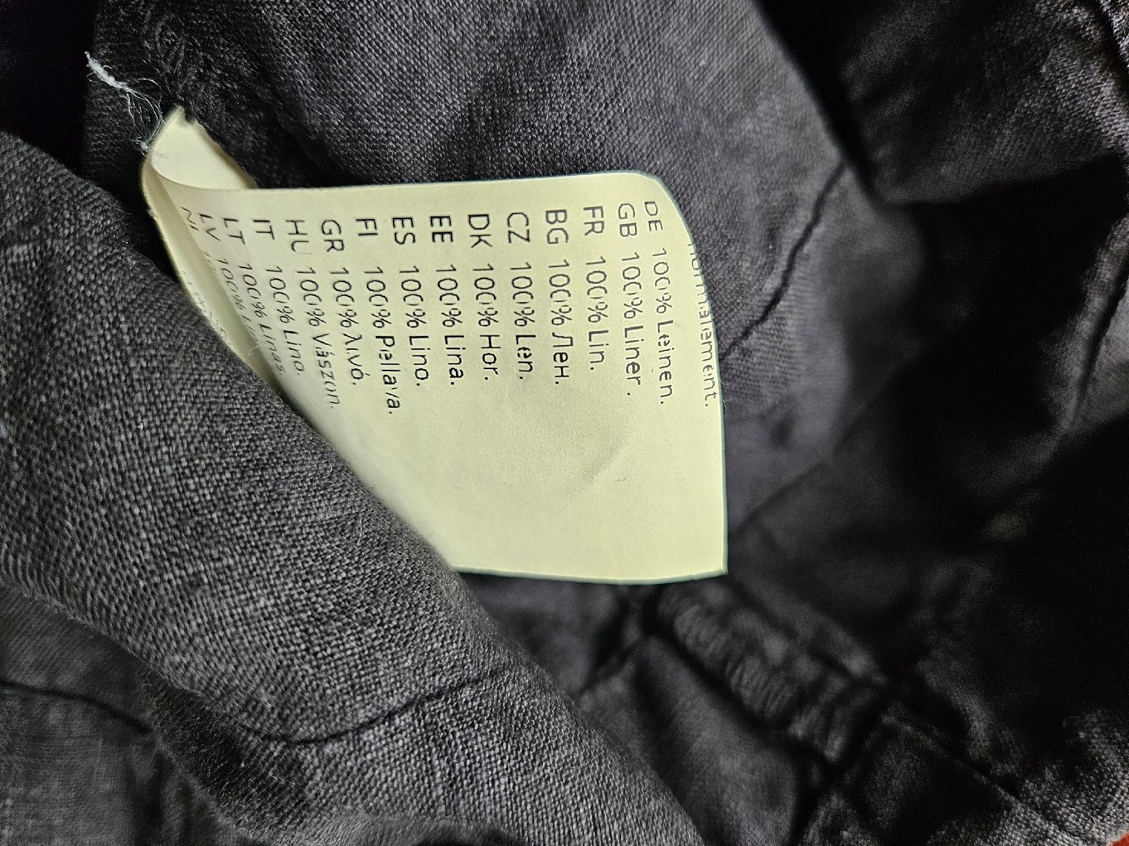 Oska Kleider: OSKA Leinenkleid schwarz Gr. 3 – Gebraucht aus Wattwil von Fair2nd 3