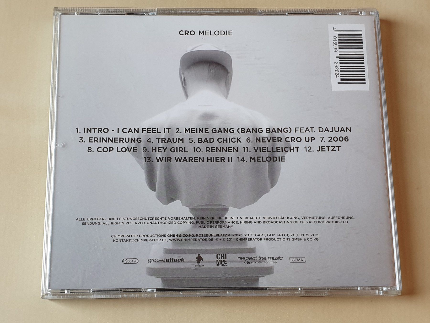 CDs: Cro Melodie – Gebraucht aus Stansstad von collectorsshop 1