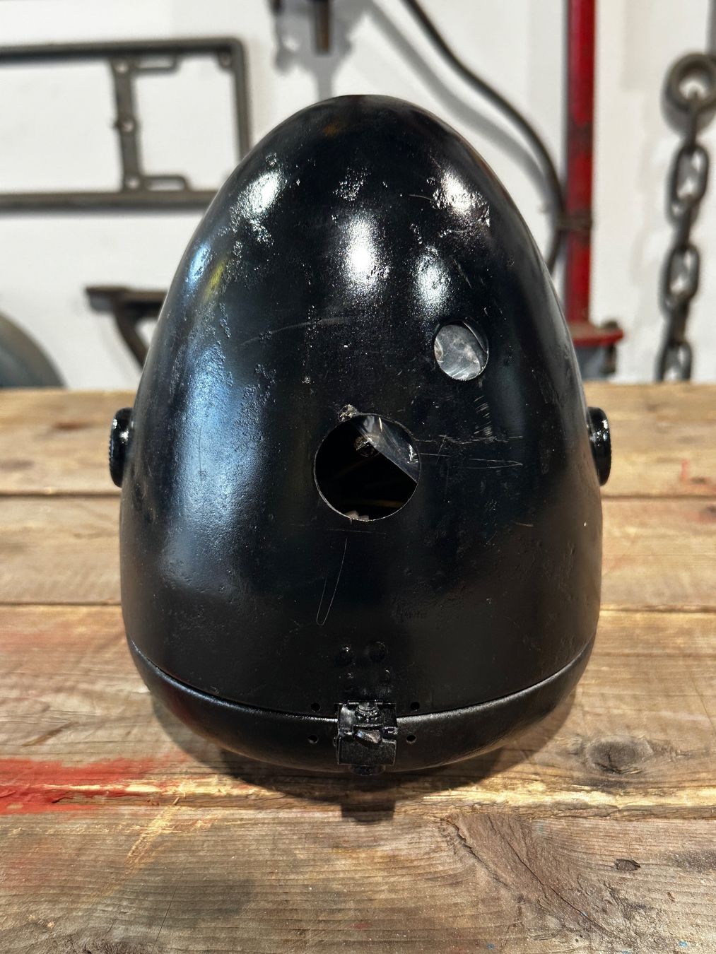 Bosch Fari: Oldtimer Bosch Motorradscheinwerfer ( Garage / Motorrad ) – Usato da Luzern venduto da Fracht-Design 4